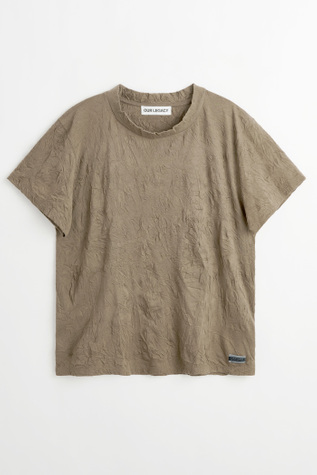 【関税込み】OUR LEGACY カーキ Bliss Tシャツ Our Legacy - Bliss T-shirt Olive Crinkle Jersey