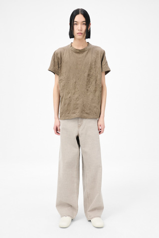 Bliss T-Shirt Olive Crinkle Jersey