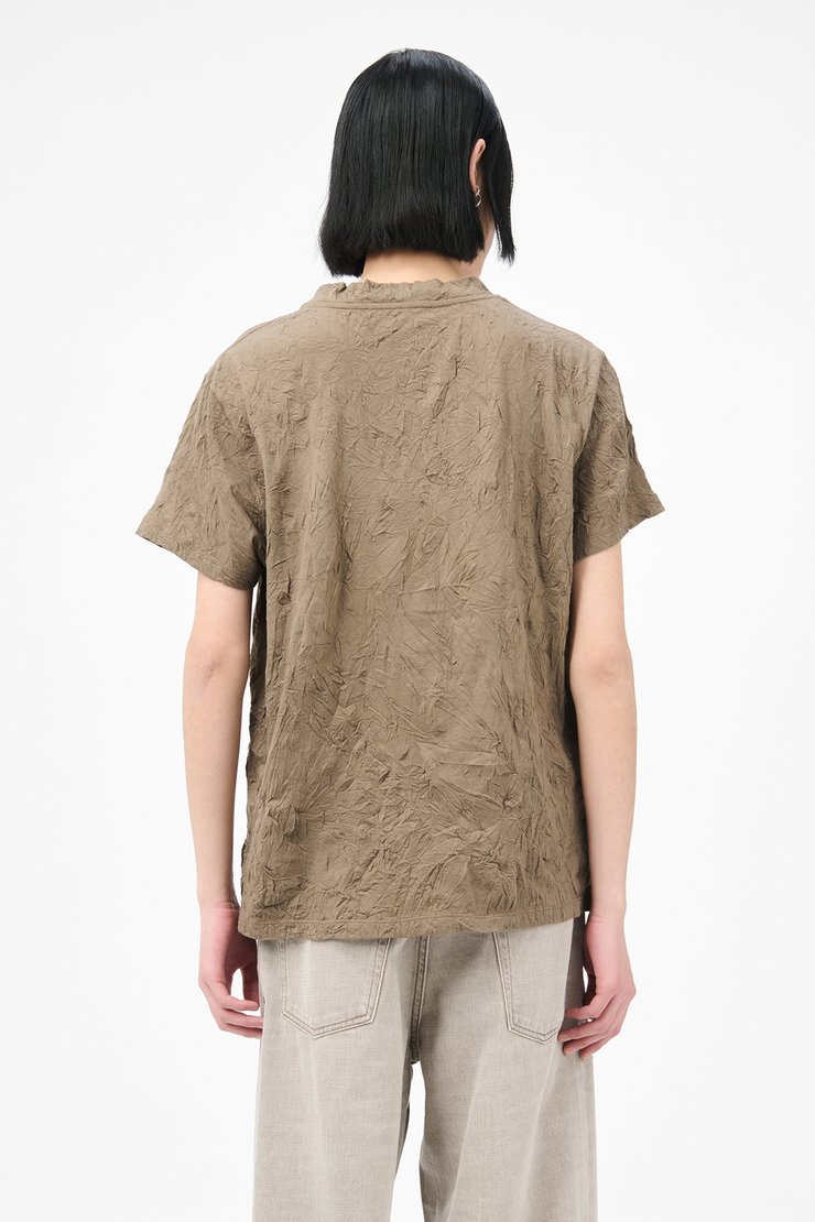 【OUR LEGACY】BLISS T-SHIRT/関税送料込 Our Legacy - Bliss T-shirt Olive Crinkle Jersey