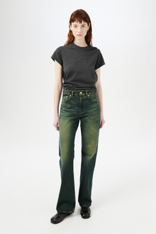 デニム・ジーパン OUR LEGACY Woman Jeans Green W225BMS MALIBU SAN 13058_b7b589549b-w225bms_0336-