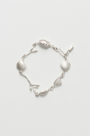 Beach Scrapper Anklet Silver
