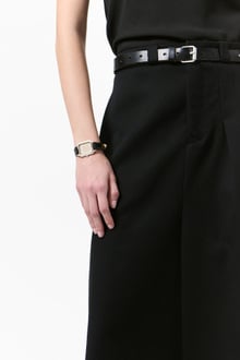 Our Legacy - No Time Watch Sterling Silver Black Strap