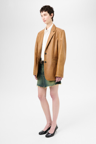 コート OUR LEGACY OUTERWEAR (W2259OBS) Our Legacy - Opening Blazer Burnt Sugar Leather