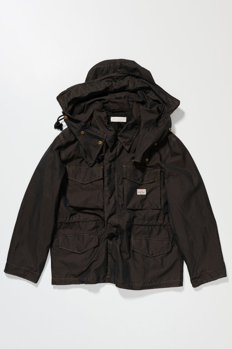 Our Legacy - Raglan Car Coat Coated Herringbone Check