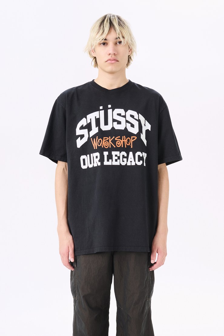 Our Legacy - OL Collegiate Pig Dyed Tee Black
