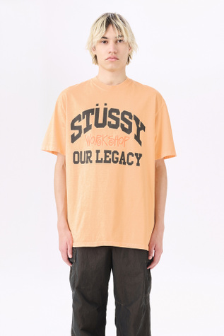 【完売間近】 Stussy x Our Legacy Portrait Pig. Dyed T-Shirt Stussy x Our Legacy Ol Sport Pigment Dyed Tee Black | ของแท้