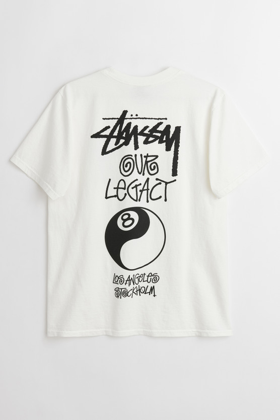 ★関税込★Stussy x Our Legacy Work Shop Swirl Dyed T natural Stussy x Our Legacy Work Shop Swirl Pigment Dyed Tee Black
