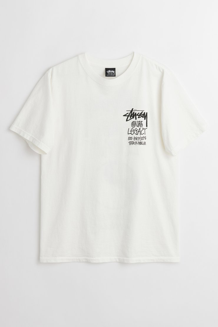Our Legacy - OL 8 Ball Yin Yang Pig Dyed Tee Natural