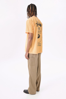 【Stussy x Our Legacy】Work Shop 8 Ball Pigment Dyed T-Shirt Our Legacy - OL 8 Ball Yin Yang Pig Dyed Tee Peach