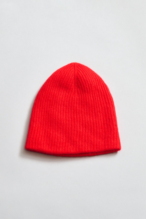Our Legacy - Our Legacy Work Shop Knitted Hat Orange Cashmere
