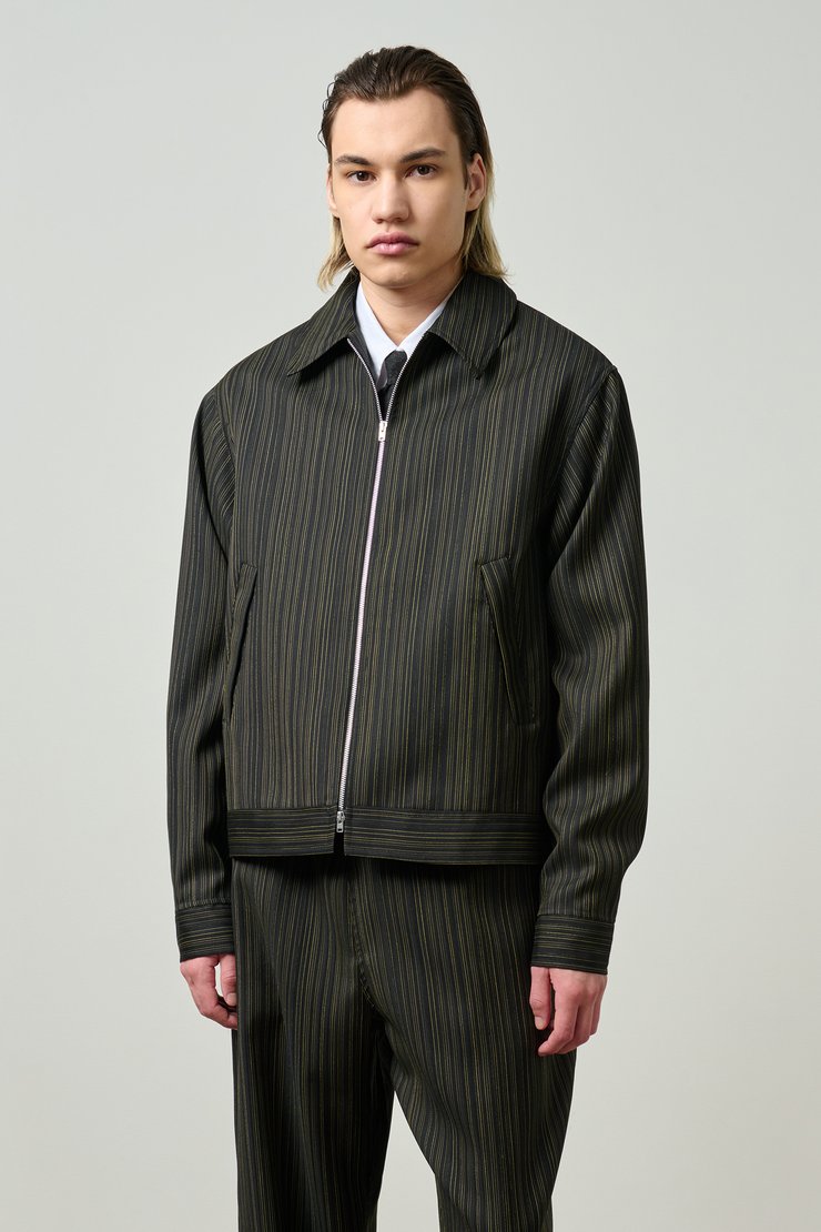 ジャケット・アウター OUR LEGACY YOKE BLOUSON BEIGE STRIPE OURLEGACY 20ss Yoke Blouson Beige Stripe