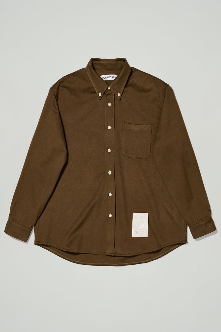 STRONG×SHOOP MOHAIR SHIRT BROWN M OUR's STRONG×SHOOP MOHAIR SHIRT BROWN M OUR's STRONG×SHOOP MOHAIR