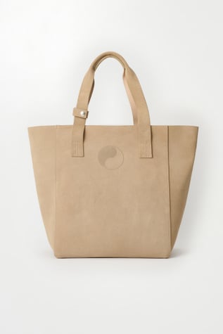 Work Tote Sand Suede