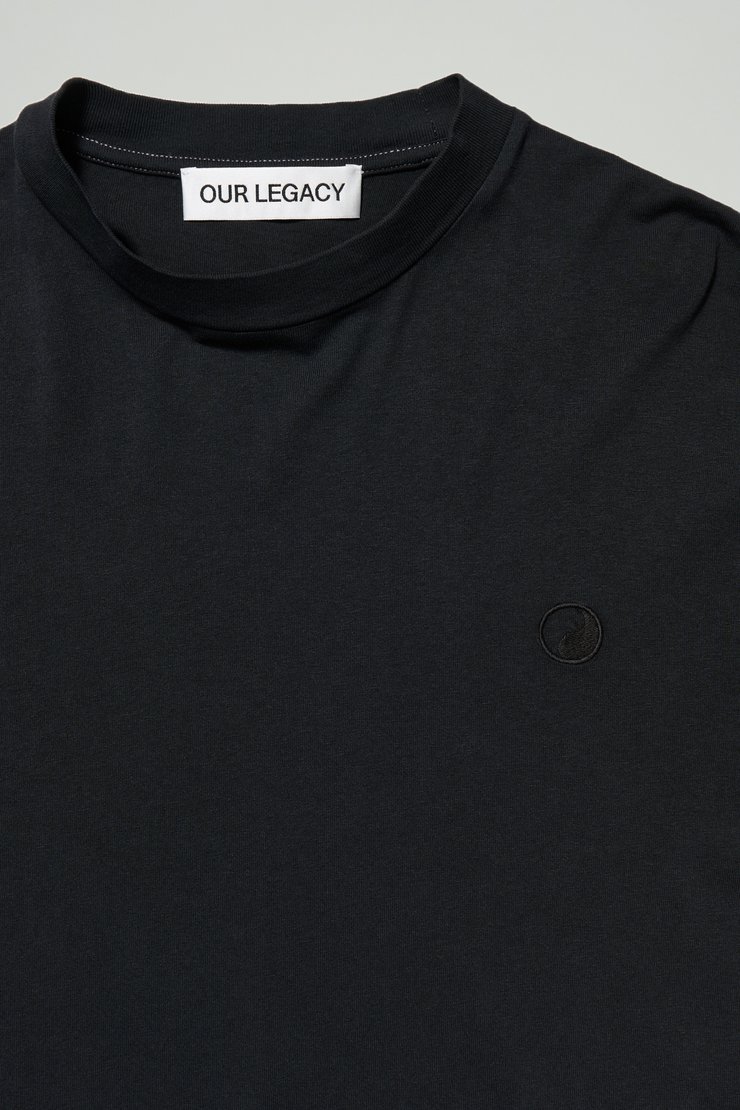 ★関税込★OUR LEGACY★LONGSLEEVE BLACK ABSTRACT EMBROIDERY ☆【OUR LEGACY】☆LONGSLEEVE BLACK ABSTRACT EMBROIDER.Y