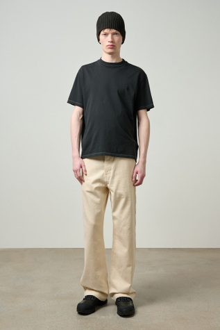 Our Legacy - Box T-Shirt Black Yin Yang Embroidery