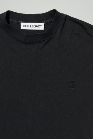 OUR LEGACY W4246TBBLACK 関税送料込 Our Legacy - Box T-Shirt Gibraltar Sea Yin Yang Print
