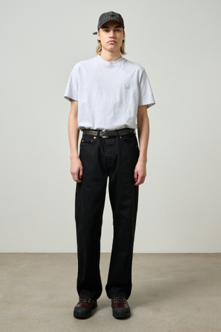 Box T-Shirt Grey Yin Yang Embroidery