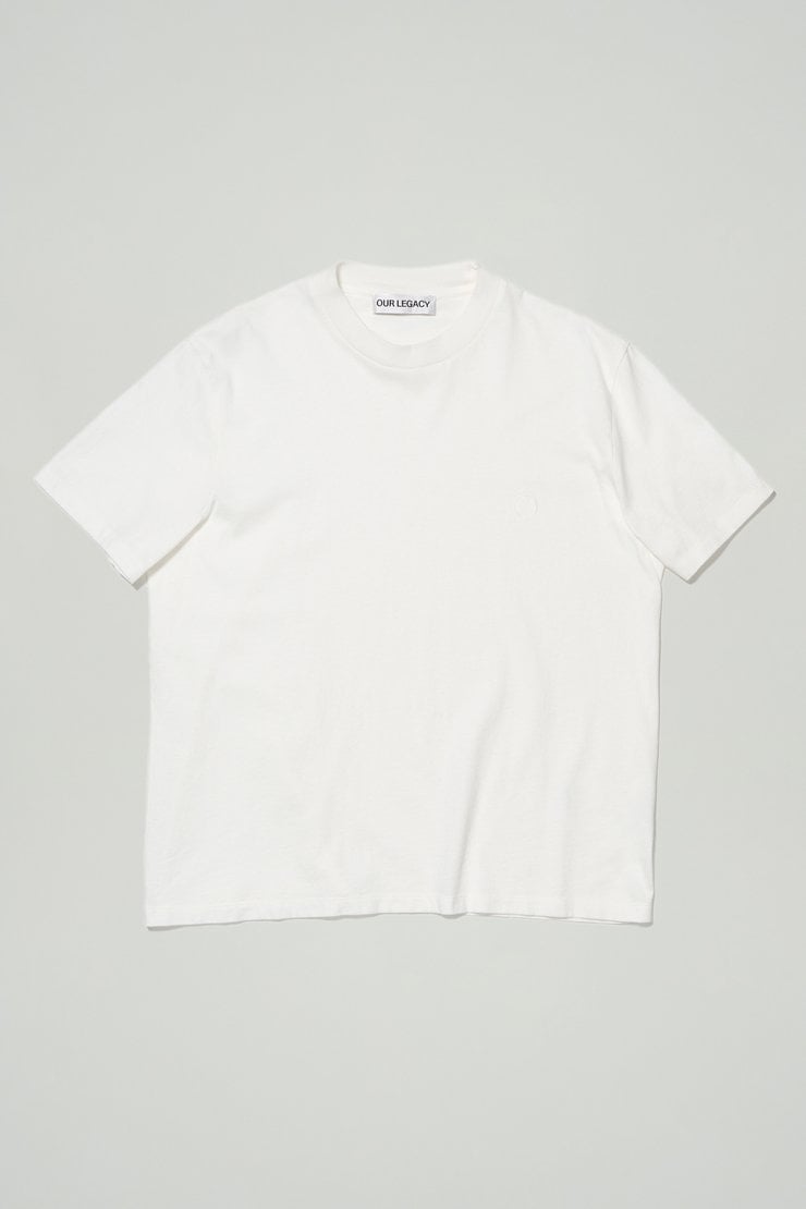 【送料&関税込】Our Legacy T-shirt In White Cotton New Box cotton jersey T-shirt in white - Our Legacy | Mytheresa