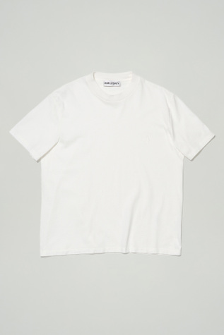 Our Legacy - Box T-Shirt White Yin Yang Embroidery