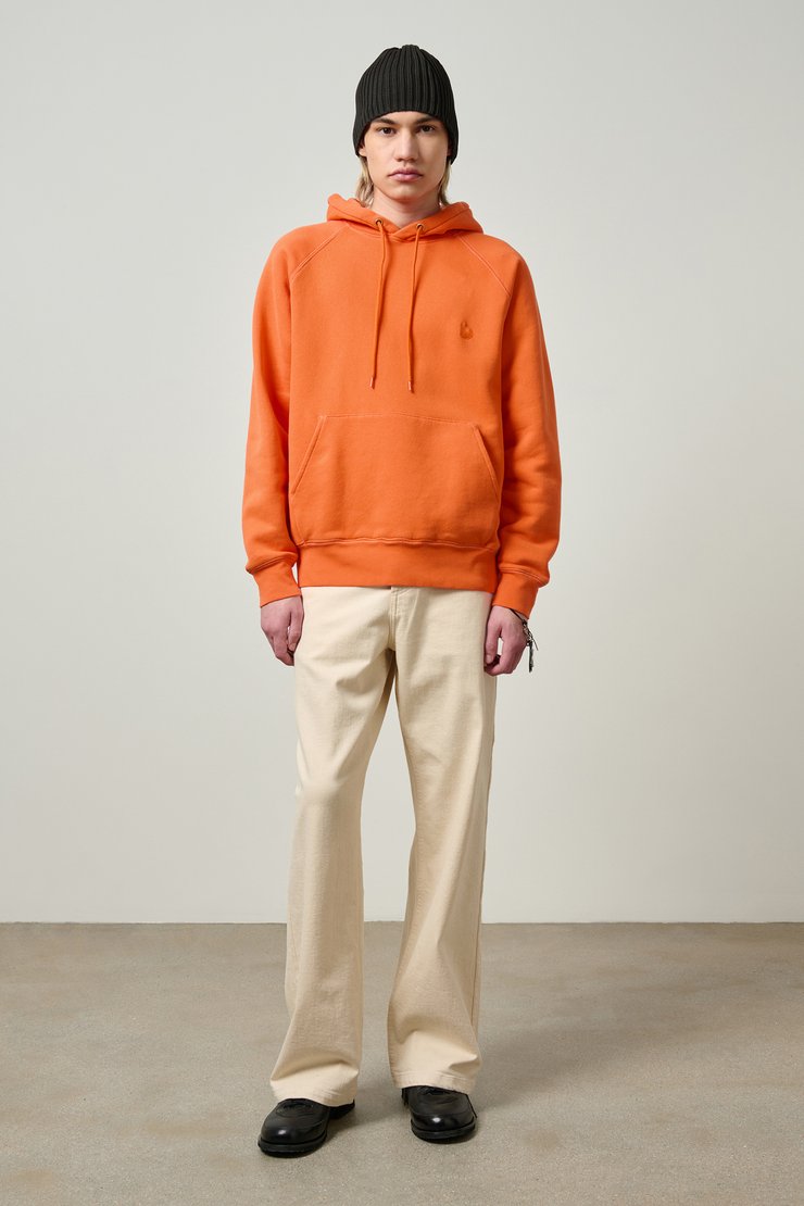 Our Legacy - Work Shop Hood Orange Yin Yang Embroidery