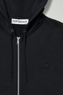 【美品・タグ付き】OUR LEGACY ZIP HOOD ブラック XS 美品・タグ付き】OUR LEGACY ZIP HOOD ブラック XS 美品・タグ