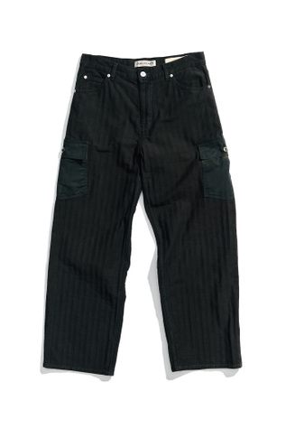 Cargo Vast Cut Overdyed Black Torino Stripe