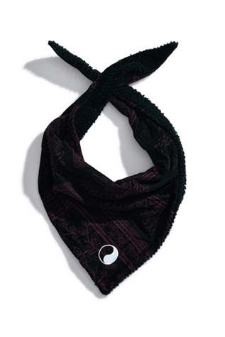 Ghost Fleece Bandana Overdyed Cherry
