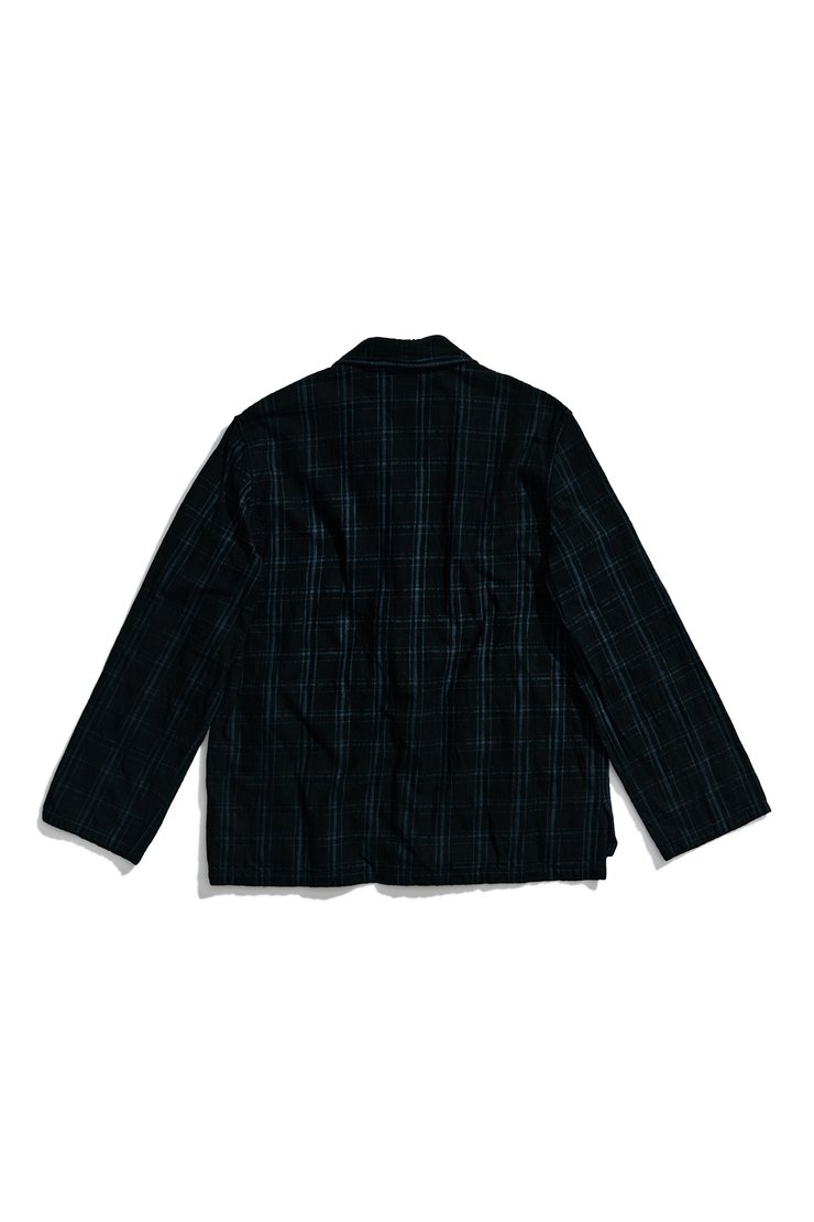 Our Legacy - Haven Jacket Overdyed Blue Helix Flannel