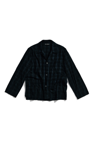 Haven Jacket Overdyed Blue Helix Flannel