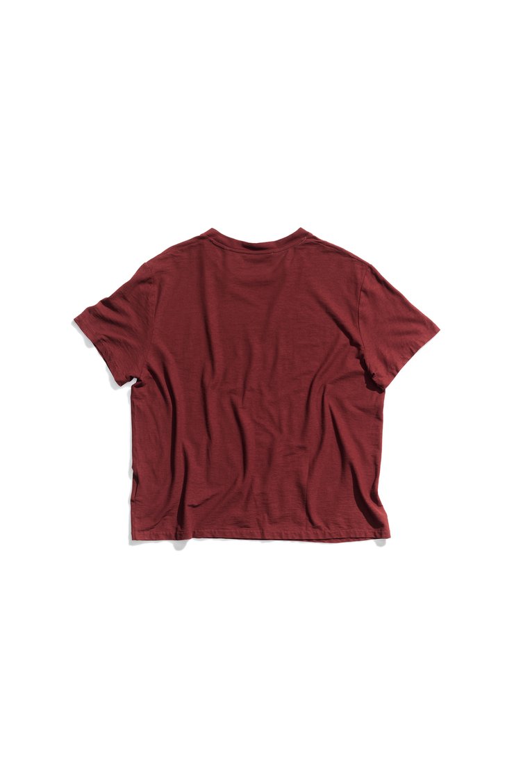 【OUR LEGACY】　パイル地Tシャツ Our Legacy - Hover T-Shirt Overdyed Red