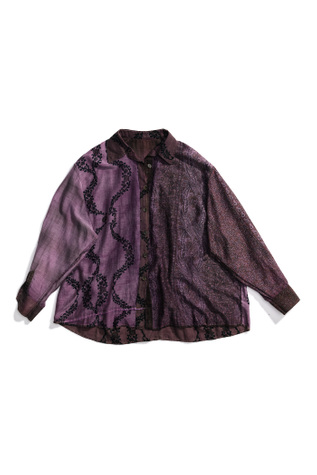 Reversed Borrowed Shirt Antique Wallpaper Print