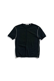 Our Legacy - Stitched Tanker T-Shirt in Overdyed Snow