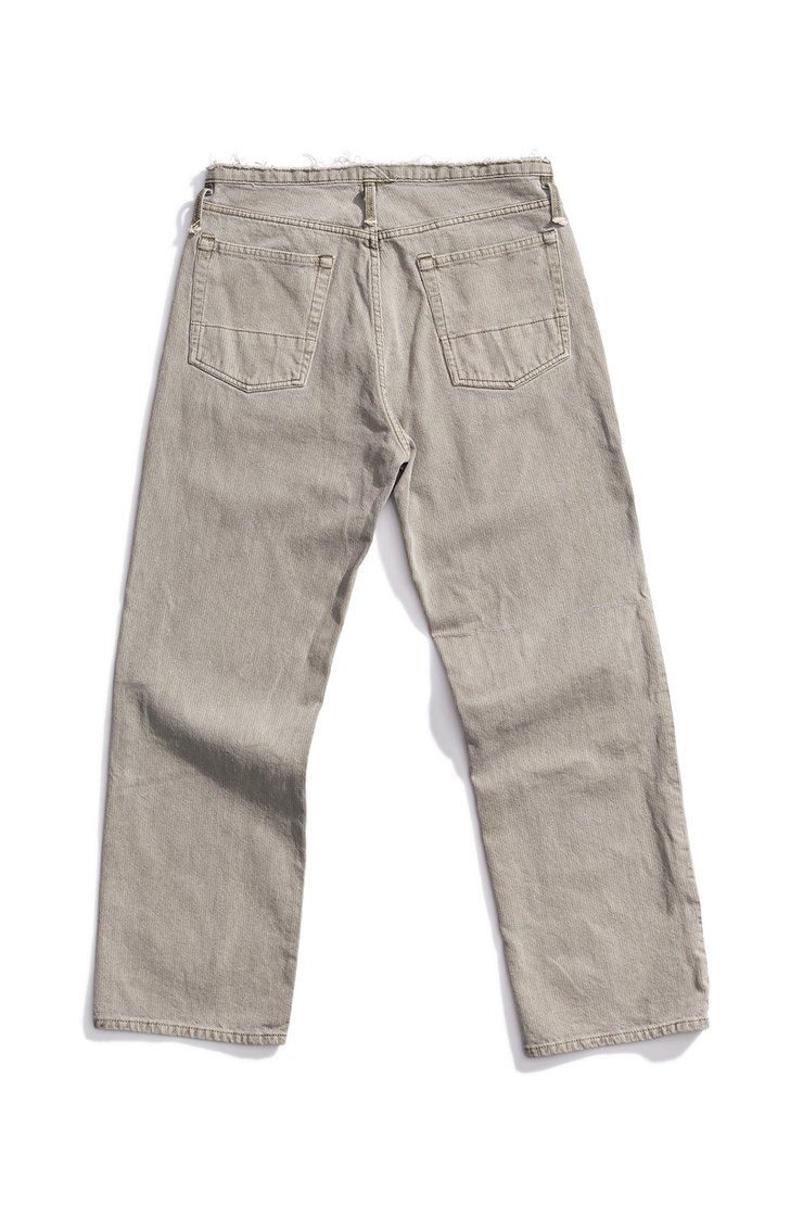 Our Legacy - Third Cut Stone Bleached Grey Cut Waist