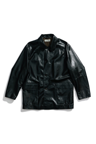 Toro Coat Painted Black Leather
