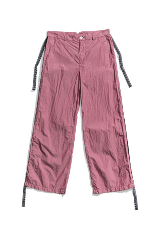 Tuxedo Trouser Overdyed Pink Parachute