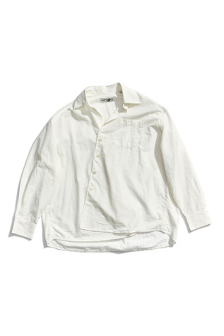 Twisted Lend Shirt White Poplin