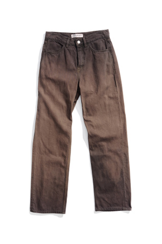 Work Shop Jean Overdyed Dirty Brown
