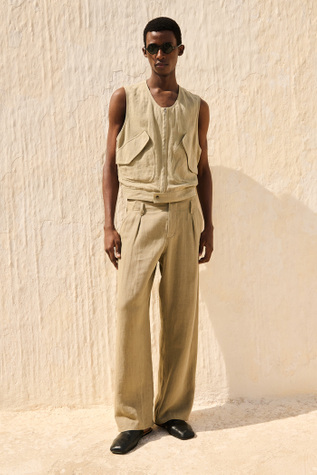 Volo Vest Oliva Pure Linen