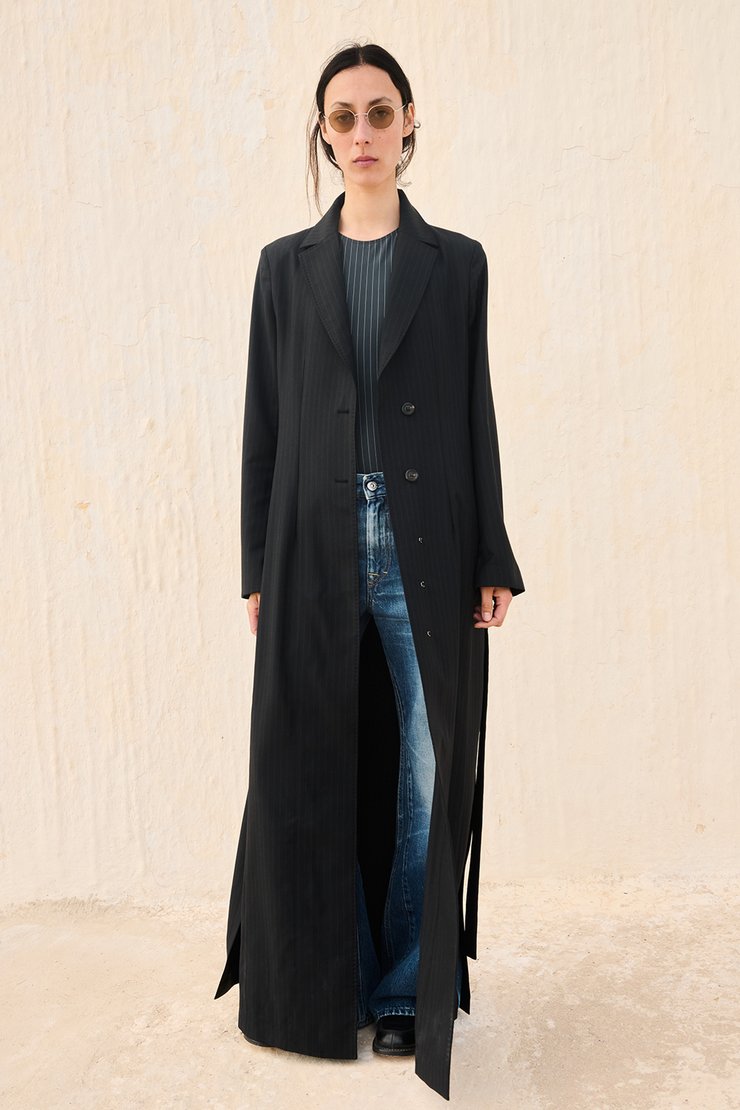 Our Legacy - Completo Coat Linee Di Mezzanotte Wool