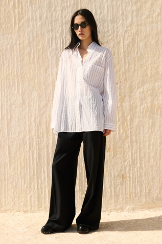 Grazia Shirt Pepe Nero Stripe
