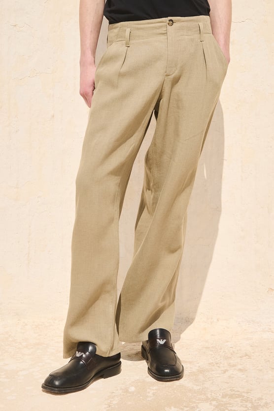 Our Legacy - Carico Trouser Oliva Pure Linen