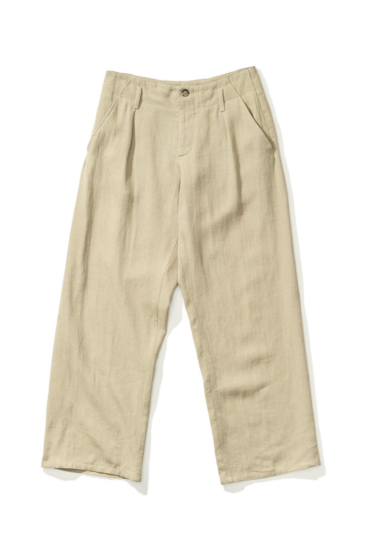Our Legacy - Carico Trouser Oliva Pure Linen
