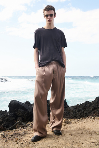 Sala Trousers Rosa Antico Lyocell Silk