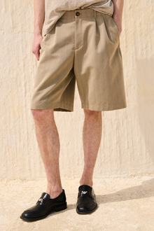 パンツ OUR LEGACY WORK SHOP 25SS GONFI SHORTS Our Legacy - Gonfi Shorts Polvere Herringbone
