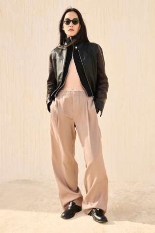 Salone Trousers Rosa Antico Lyocell Silk