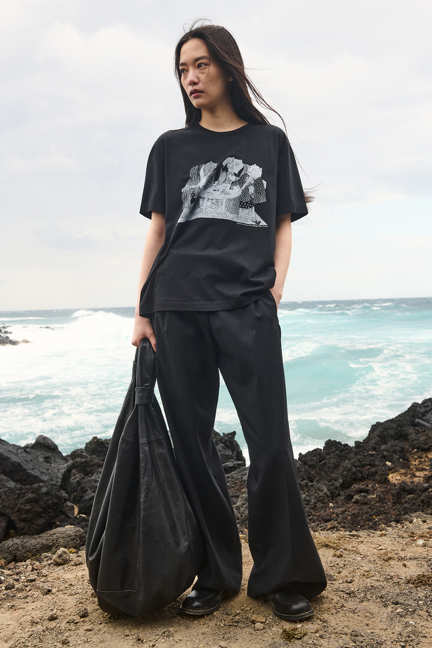 Our Legacy - Primo T-Shirt Nero Gatti
