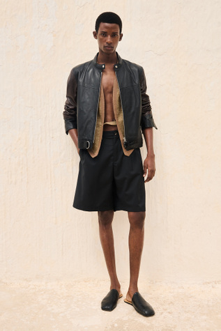 Grande Trix Jacket Liquirzia Leather