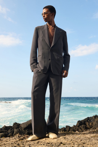アウターその他 OUR LEGACY Woman Blazer Leather W2259OBS BURNT SUGA Our Legacy - Opening Blazer Burnt Sugar Leather