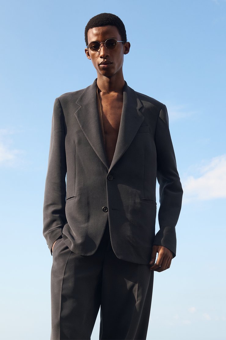 スーツ 50 Our Legacy Emporio Armani Togo set up Our Legacy - Togo Blazer Caffe Houndstooth