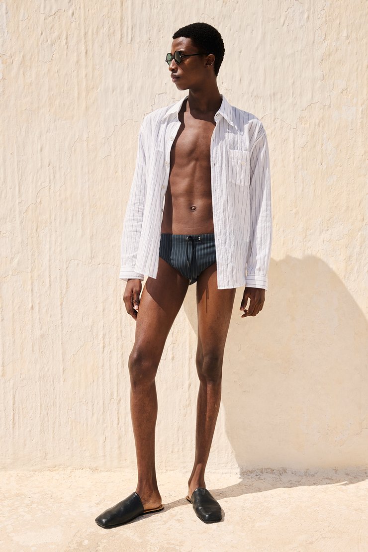Our Legacy - Pyla Briefs Liguria Pinstripe